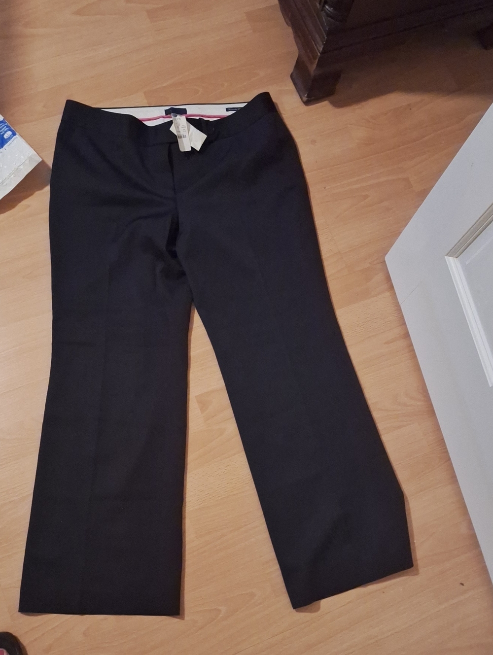 J. Crew Black Wide Leg Dress Pants